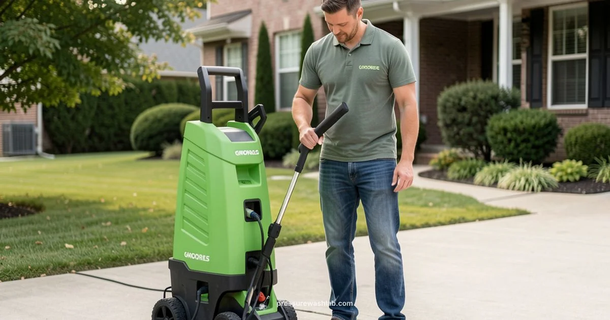 Greenworks at Lowe's Greenworks at Lowe's - Pressure Wash Lab