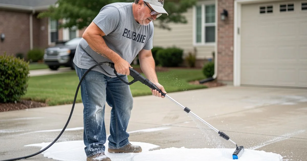 Foam Power Washing - Pressure Wash Lab