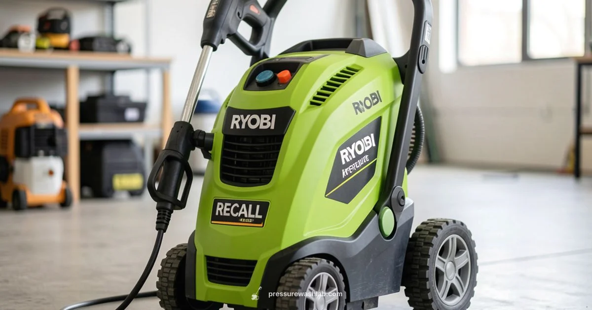 Ryobi Recall Guide - Pressure Wash Lab