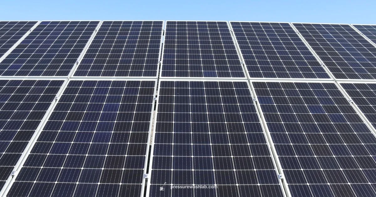 Solar Panel Wash Solar Panel Wash - Pressure Wash Lab