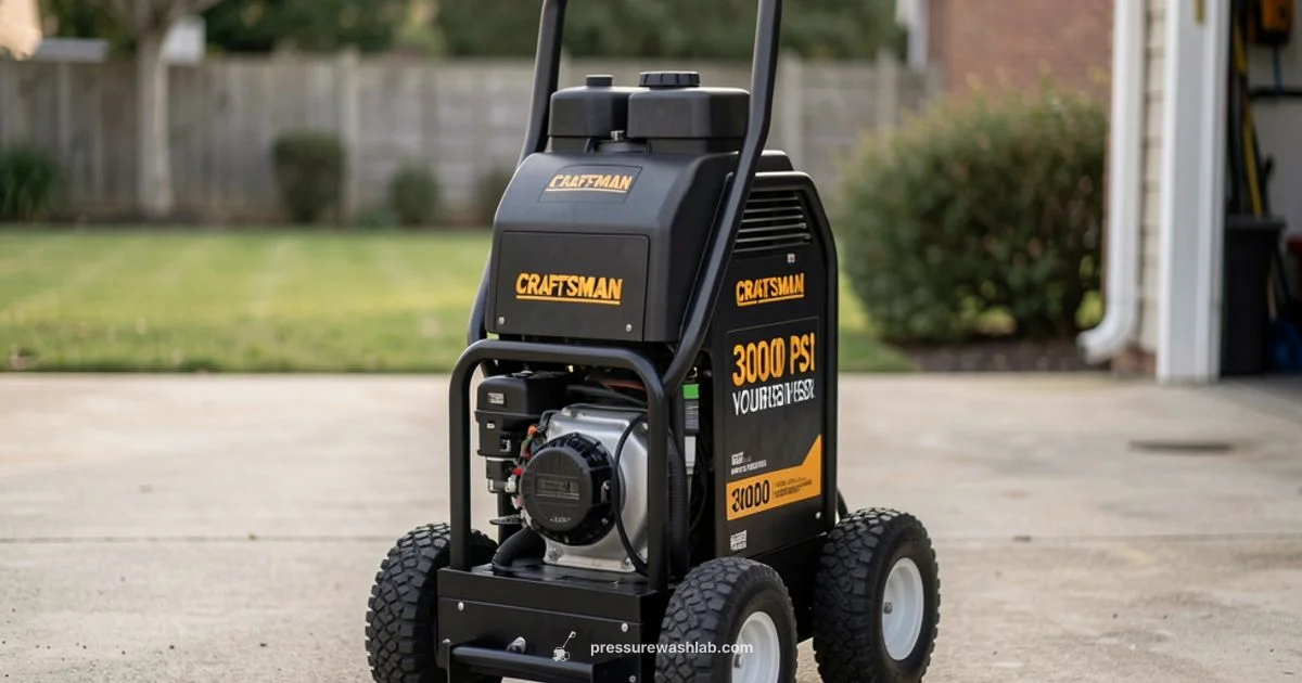 Craftsman 3000 PSI Review Craftsman 3000 PSI Review - Pressure Wash Lab
