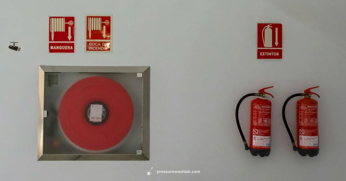 Organize Hose Space - Pressure Wash Lab