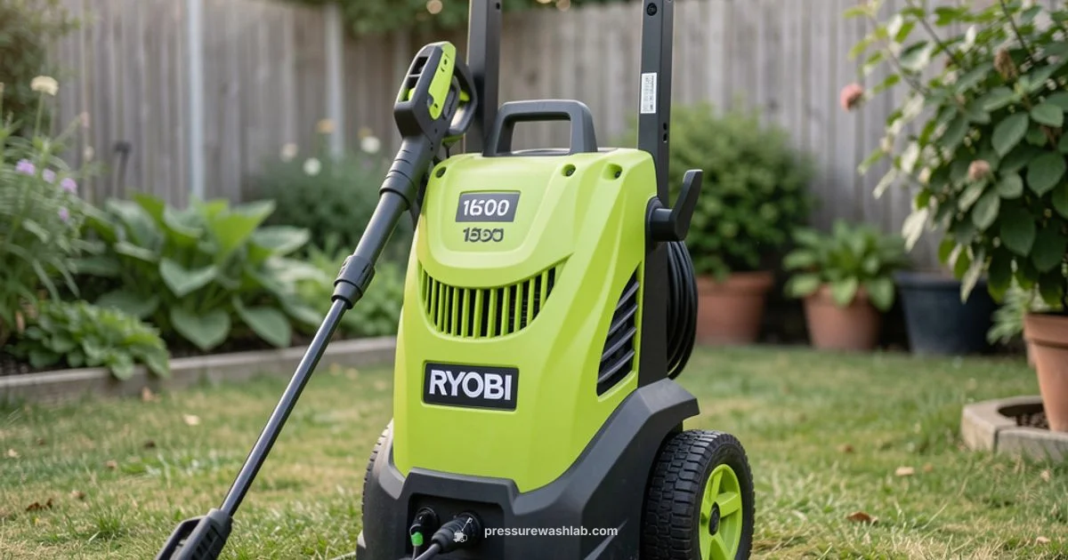 Ryobi 1600 PSI Review Ryobi 1600 PSI Review - Pressure Wash Lab