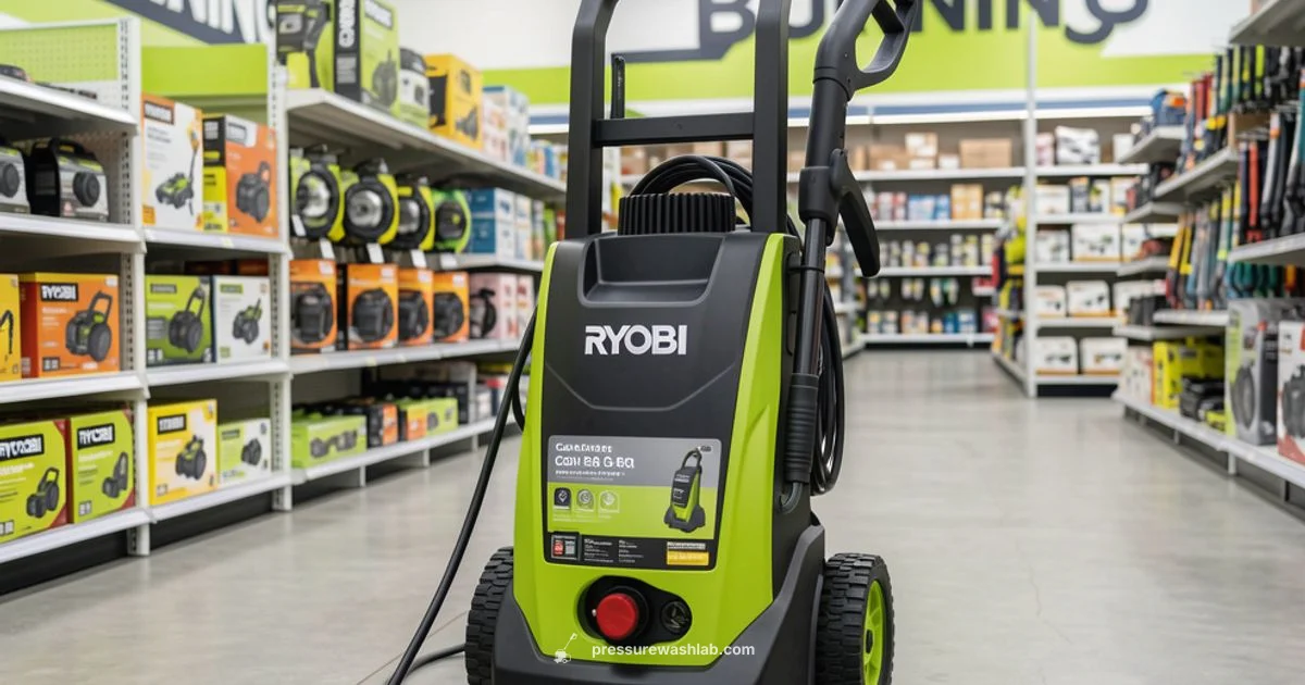 Ryobi at Bunnings - Pressure Wash Lab