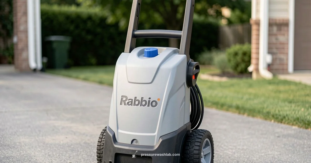 Rabbio Pressure Washer - Pressure Wash Lab