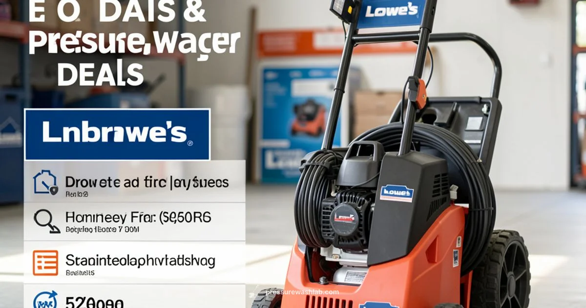 Lowe's Pressure Washers Lowe's Pressure Washers - Pressure Wash Lab