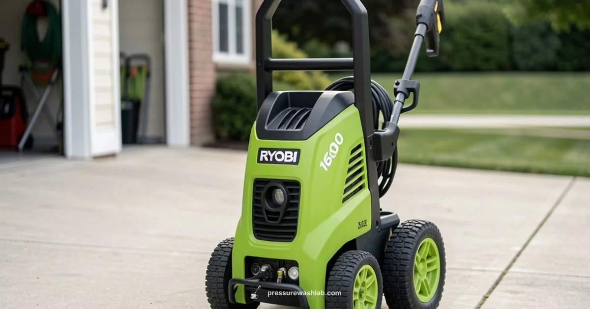 Ryobi 1600 Review Ryobi 1600 Review - Pressure Wash Lab