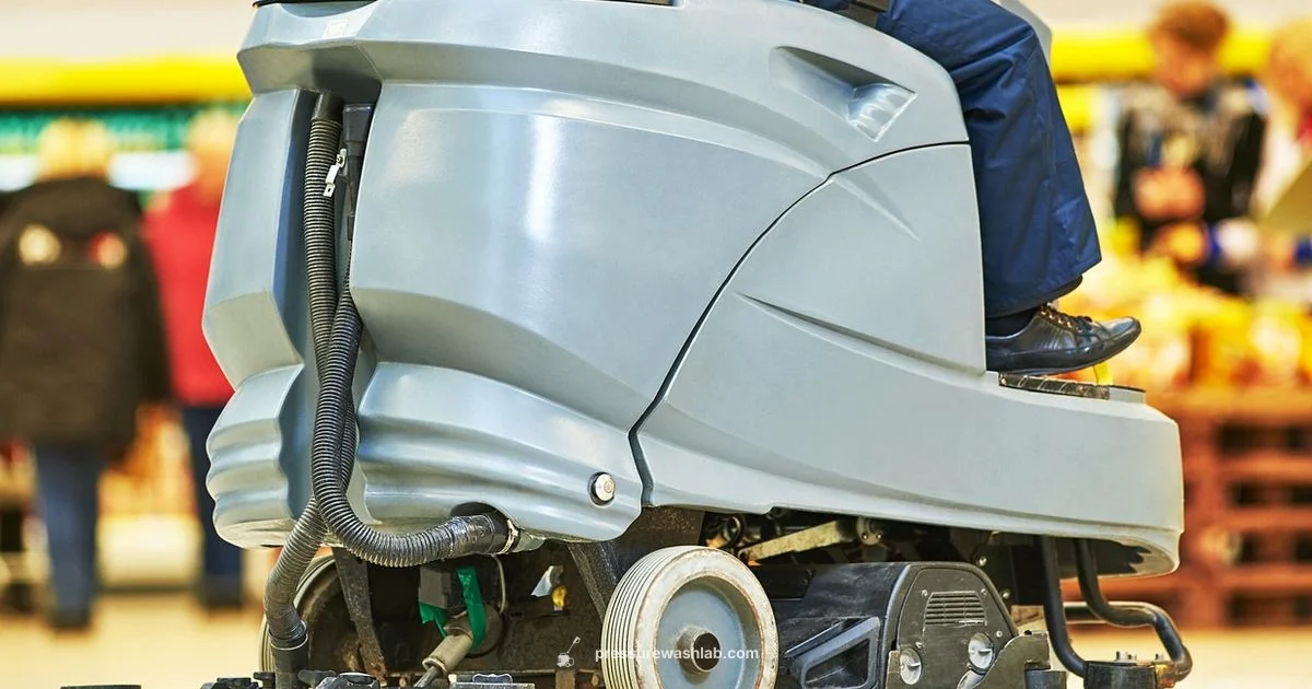 Powerful Floor Scrubber - Pressure Wash Lab