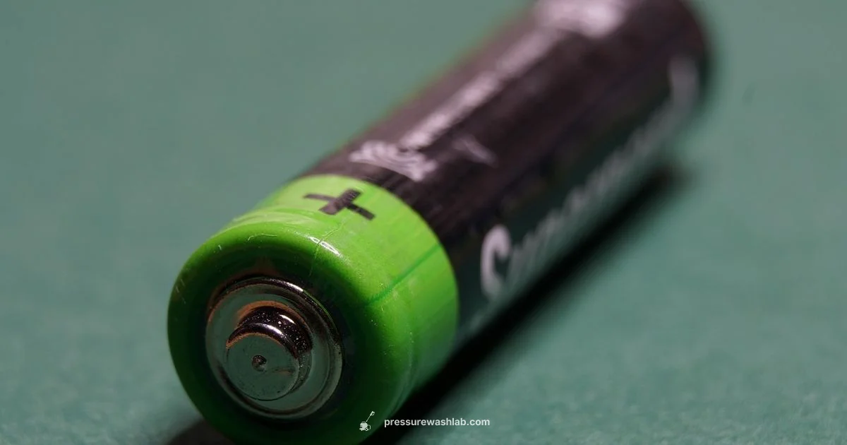 Battery Guide Battery Guide - Pressure Wash Lab