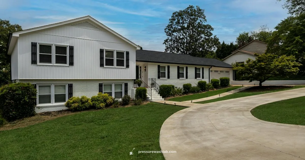 Driveway Cleaning Results - Pressure Wash Lab