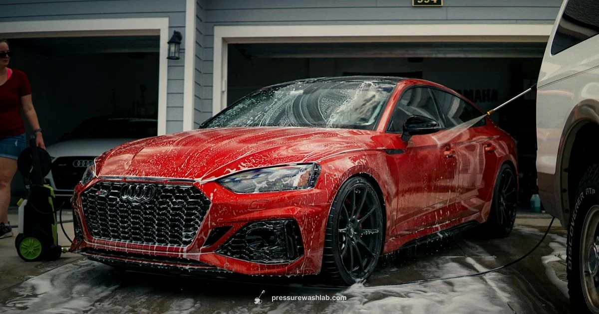 Oil Stain Cleanup - Pressure Wash Lab