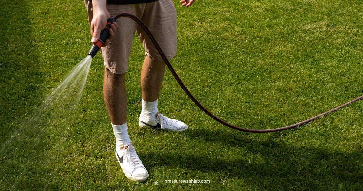 Water Hose Power Wash - Pressure Wash Lab