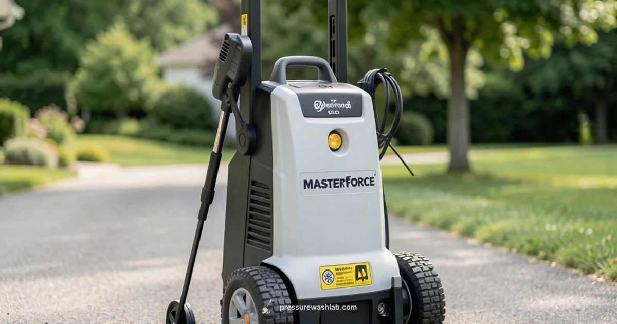 Masterforce Pressure Washer - Pressure Wash Lab