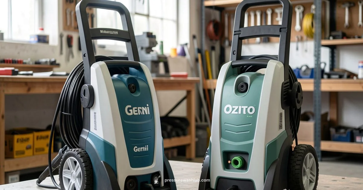 Gerni vs Ozito - Pressure Wash Lab