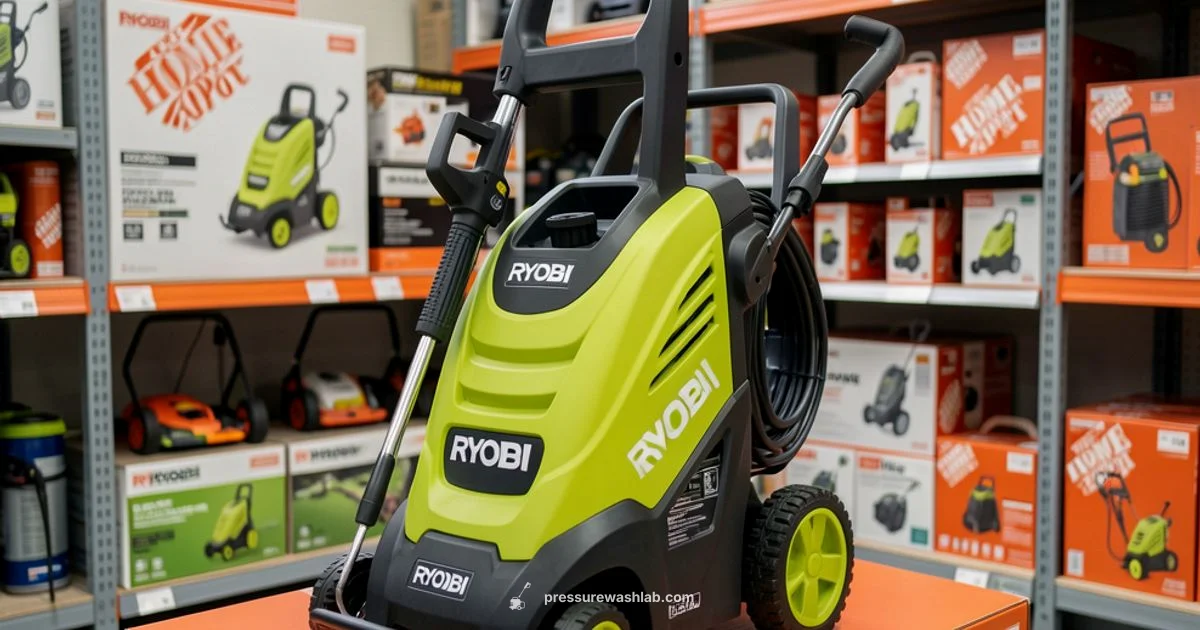 Ryobi at Home Depot - Pressure Wash Lab