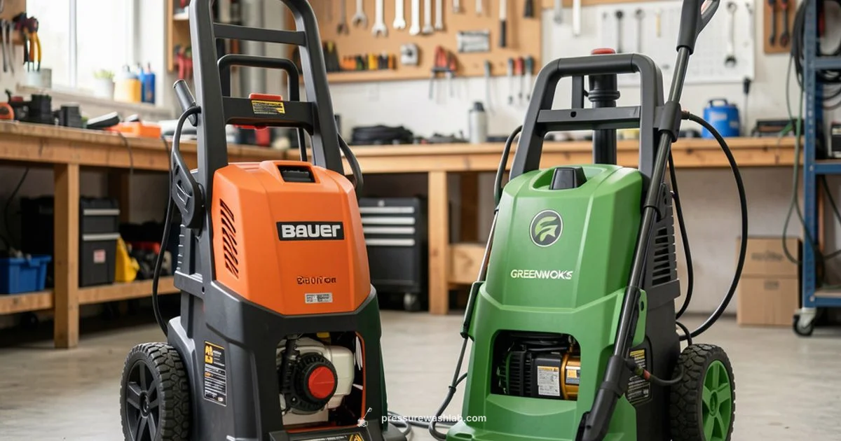 Bauer vs Greenworks - Pressure Wash Lab