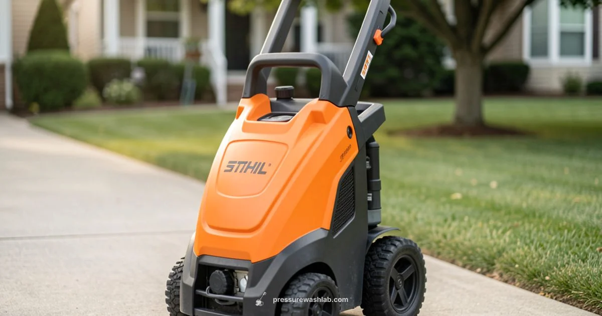 Stihl Electric Power Washer - Pressure Wash Lab