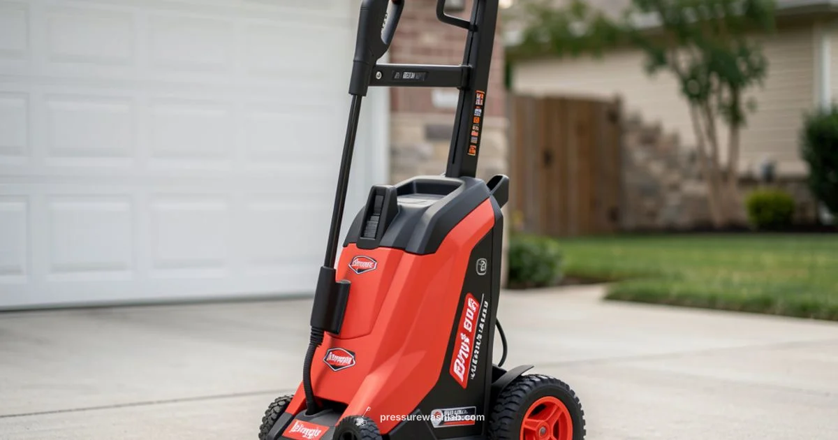 Briggs & Stratton Electric Washer - Pressure Wash Lab