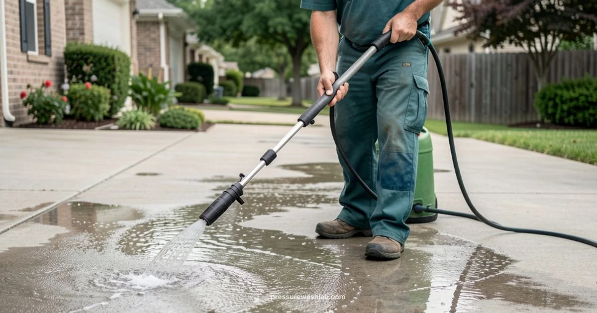 Oil Stains Cleaned - Pressure Wash Lab
