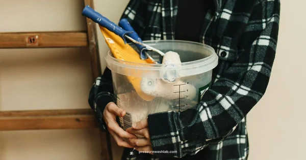 Water Capture Setup - Pressure Wash Lab