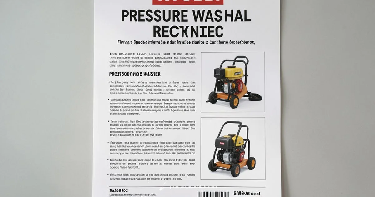 Ryobi Recall Guide - Pressure Wash Lab