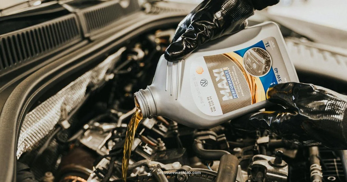 Oil Guide for Engines - Pressure Wash Lab