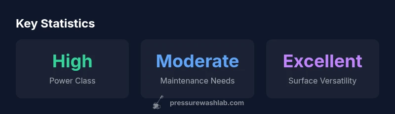 Key statistics for Predator 4400 psi pressure washer