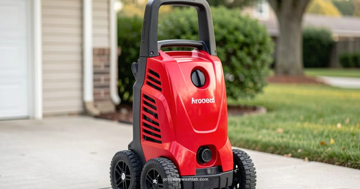 Red Power Washer - Pressure Wash Lab