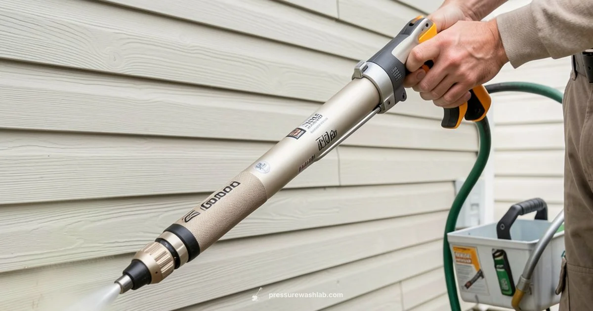 Extended Wand in Action - Pressure Wash Lab