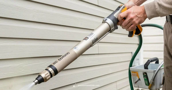 Extended Wand in Action - Pressure Wash Lab