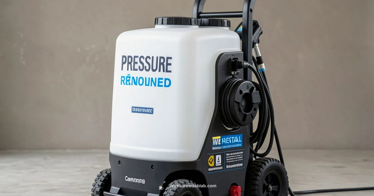 Water Tank Rental - Pressure Wash Lab